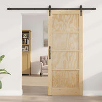 Porta scorrevole  con set di hardware 'ORKDAL'in legno massello di pino 3333812