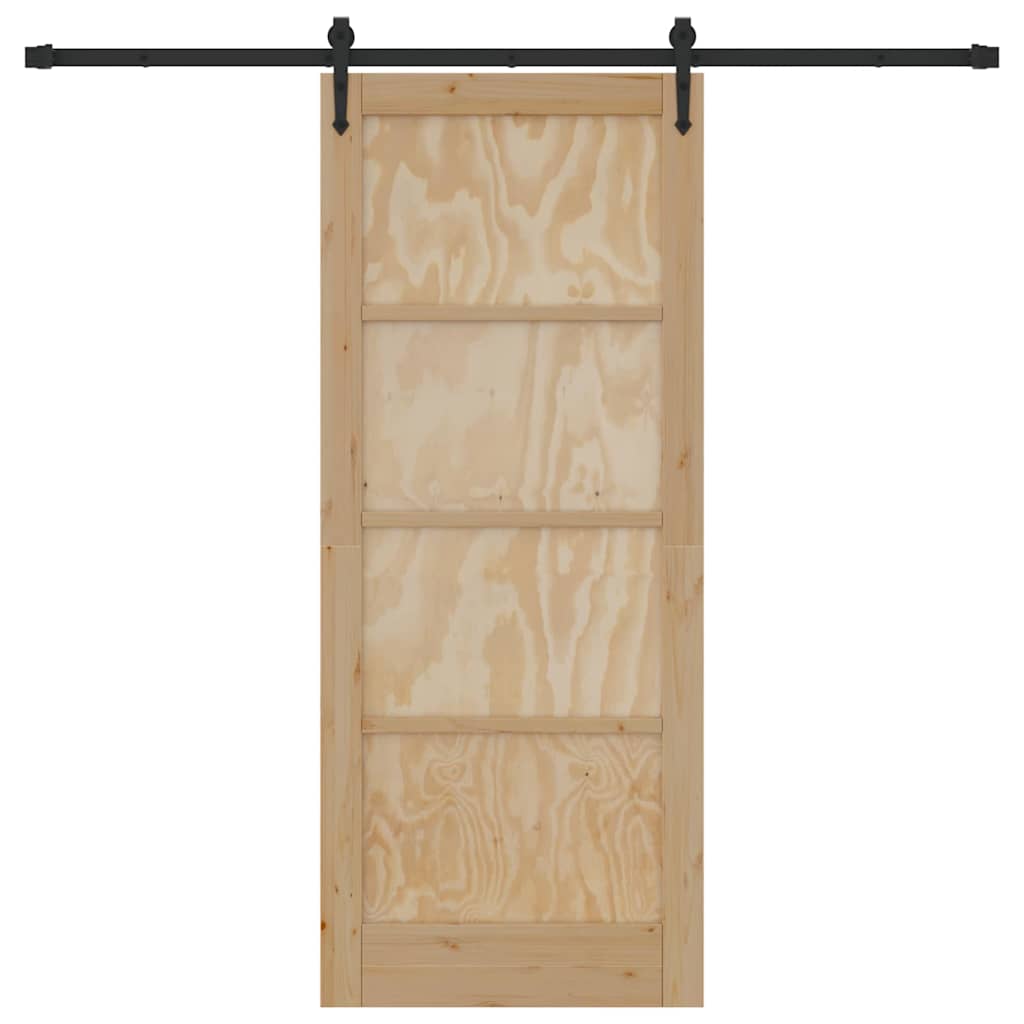 Porta scorrevole  con set di hardware 'ORKDAL'in legno massello di pino 3333812