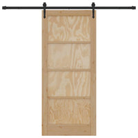 Porta Scorrevole  con Set Hardware 'ORKDAL'in Legno Massello di Pino 3333818