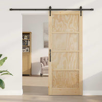 Porta scorrevole  con set hardware 'ORKDAL'in legno massello di pino 3333820