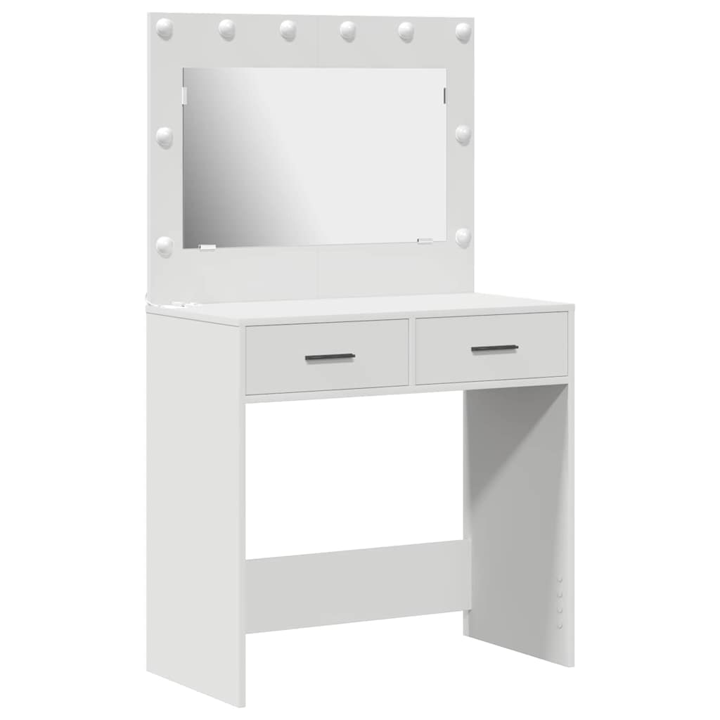 Tavolo da trucco Bianco 78.5 x 41 x 135 cm Legno multistrato 865028