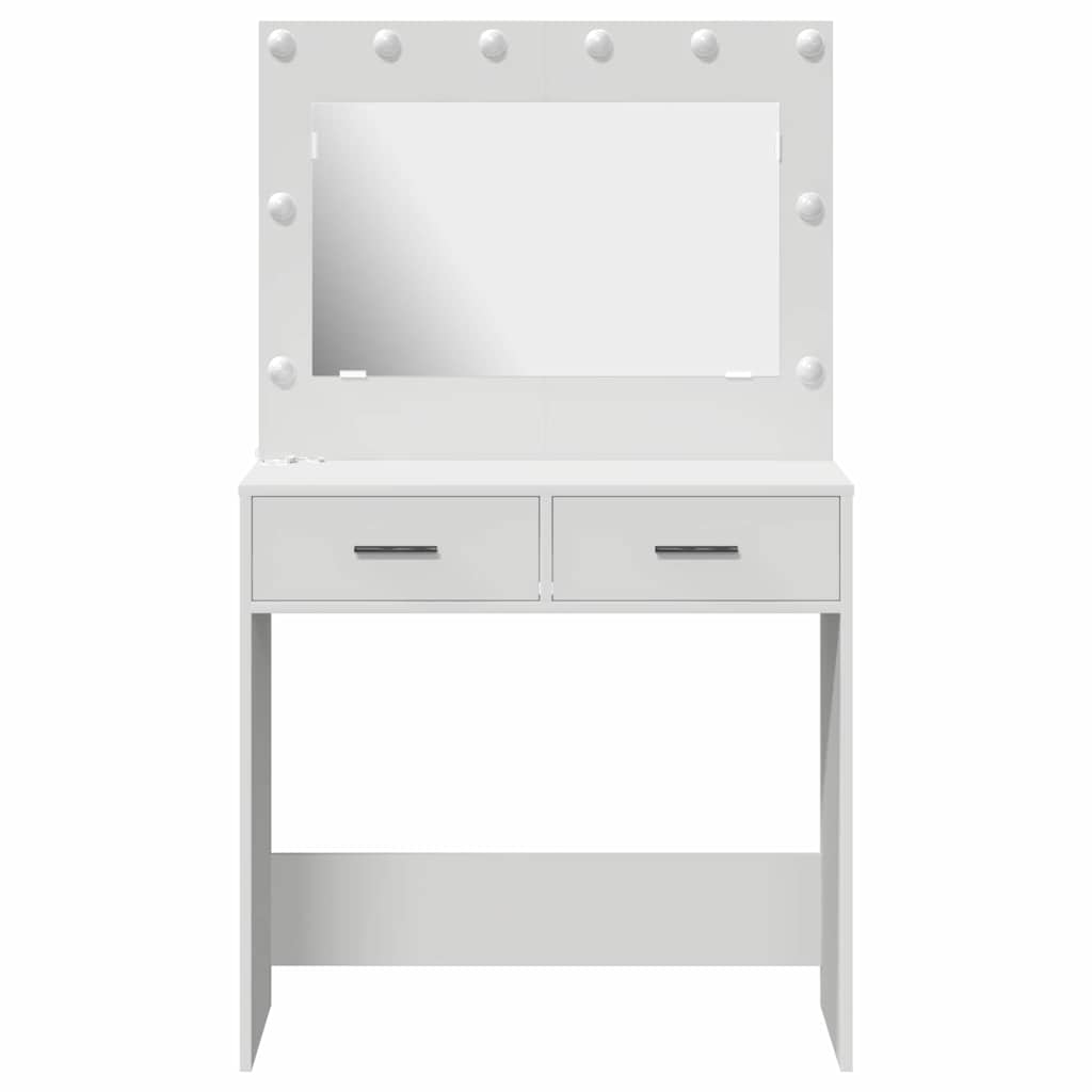 Tavolo da trucco Bianco 78.5 x 41 x 135 cm Legno multistrato 865028