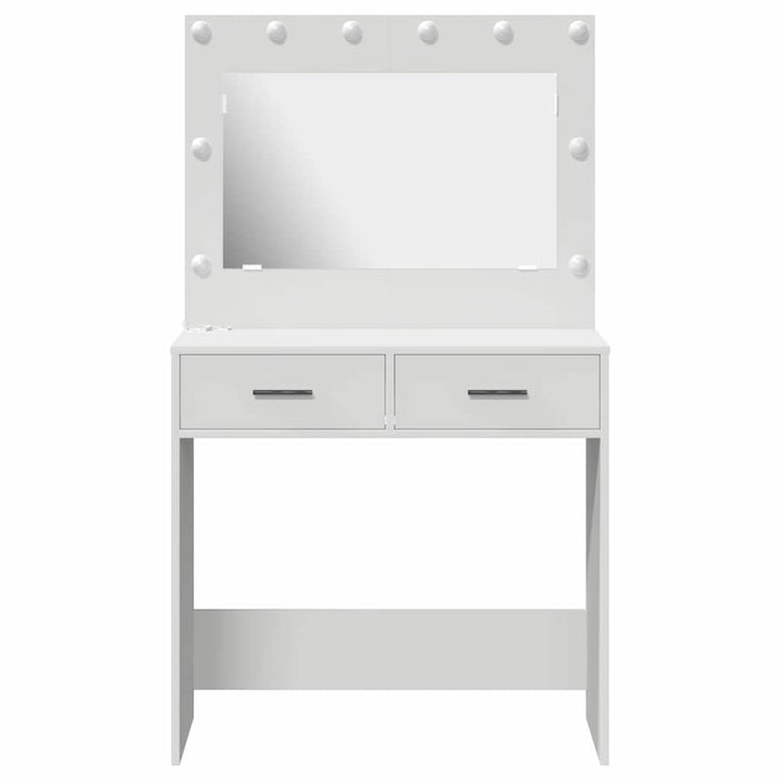 Tavolo da trucco Bianco 78.5 x 41 x 135 cm Legno multistrato 865028