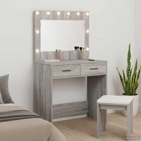 Tavolo da trucco con cassetto Grigio sonoma 78.5 x 41 x 135 cm 865033