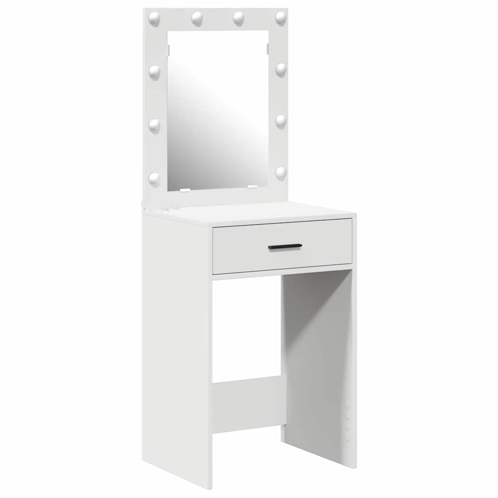 Tavolo da trucco Bianco 50 x 41 x 135 cm Legno multistrato 865037