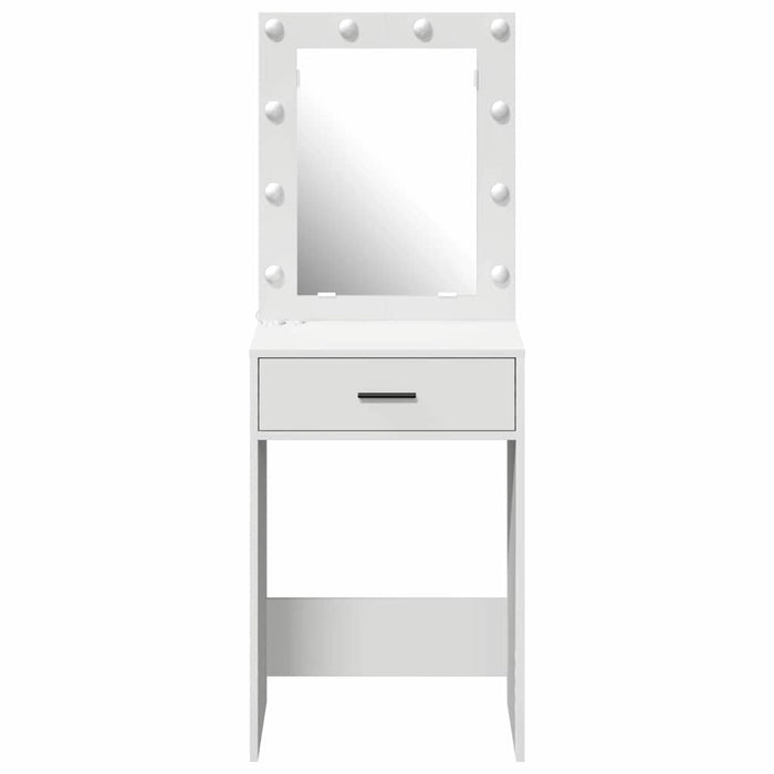 Tavolo da trucco Bianco 50 x 41 x 135 cm Legno multistrato 865037