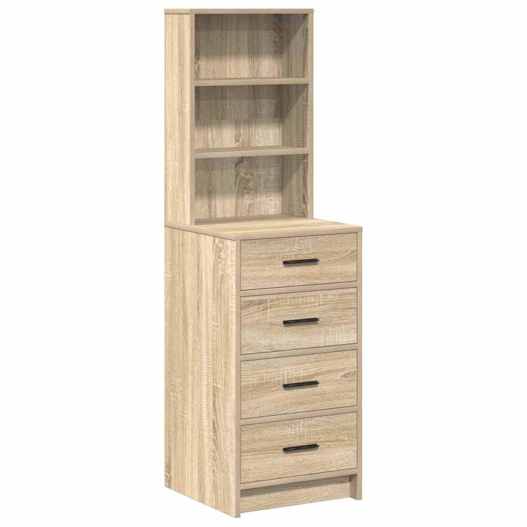 Credenza rovere sonoma 40 x 41 x 135 cm Legno multistrato 865048