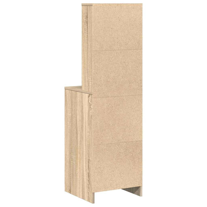 Credenza rovere sonoma 40 x 41 x 135 cm Legno multistrato 865048