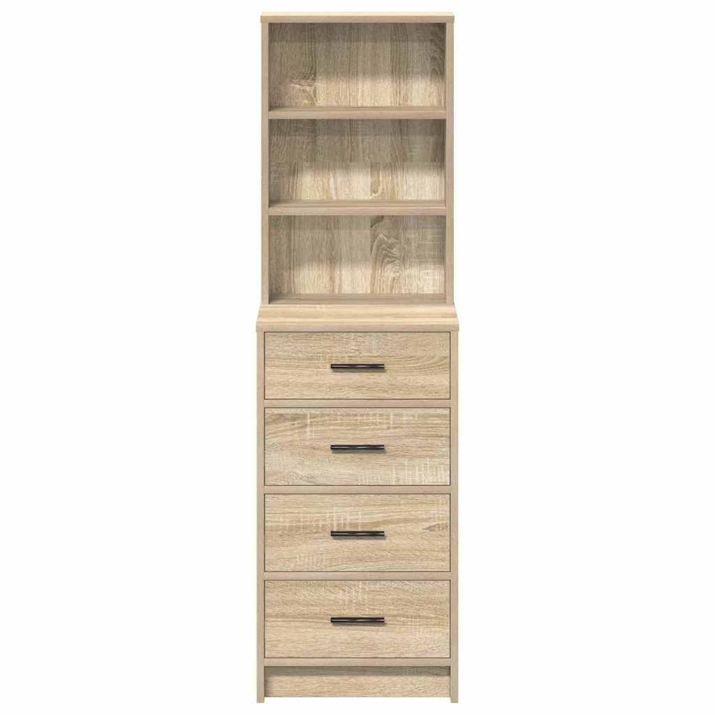 Credenza rovere sonoma 40 x 41 x 135 cm Legno multistrato 865048