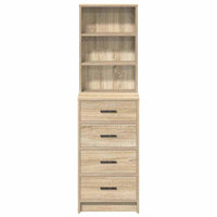 Credenza rovere sonoma 40 x 41 x 135 cm Legno multistrato 865048