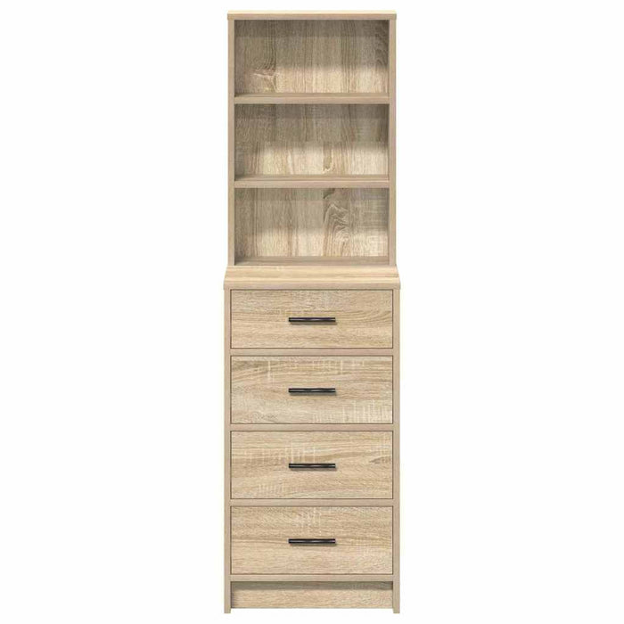 Credenza rovere sonoma 40 x 41 x 135 cm Legno multistrato 865048