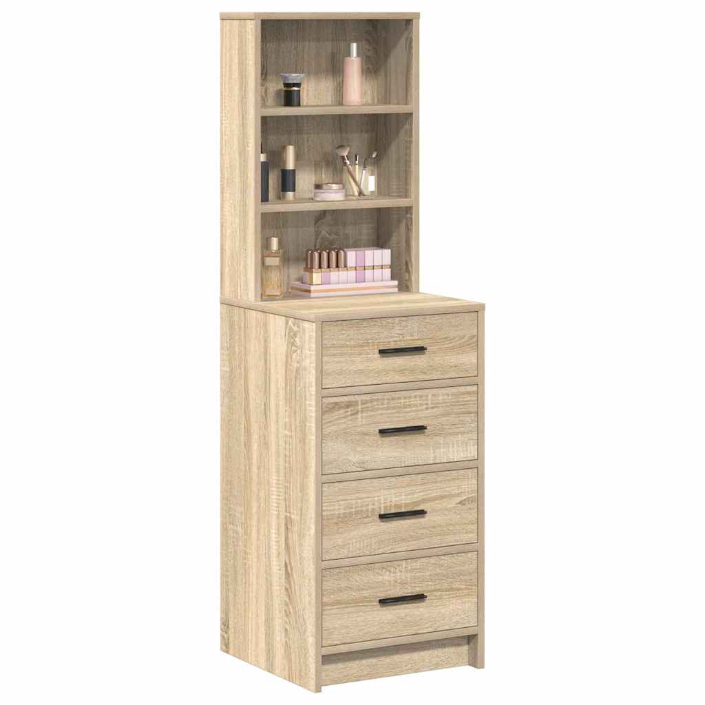 Credenza rovere sonoma 40 x 41 x 135 cm Legno multistrato 865048