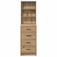 Credenza-Buffet-Armadio da cucina rovere artigianale 40 x 41 x 135 cm Legno multistrato