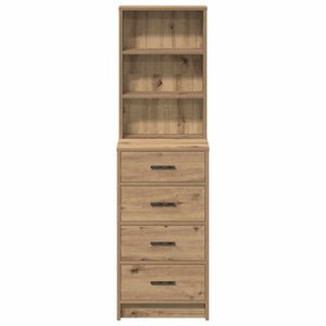 vidaXL Credenza rovere artigianale 40 x 41 x 135 cm Legno multistrato