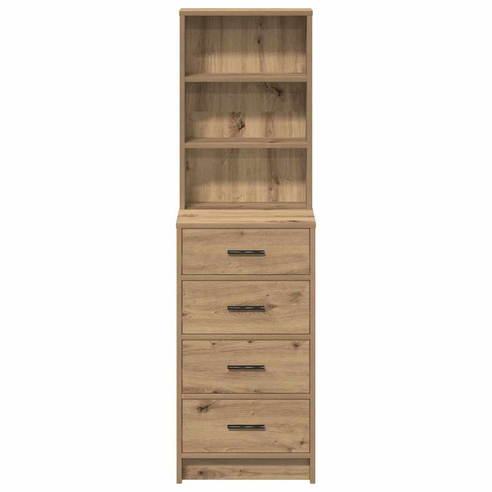 vidaXL Credenza rovere artigianale 40 x 41 x 135 cm Legno multistrato