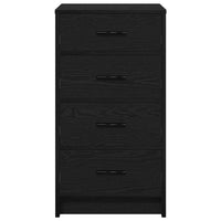 Credenza Rovere nero 40 x 41 x 75 cm Legno multistrato 865056