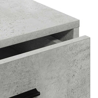 Credenza Grigio cemento 40 x 41 x 75 cm Legno multistrato 865058