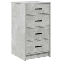 Credenza Grigio cemento 40 x 41 x 75 cm Legno multistrato 865058