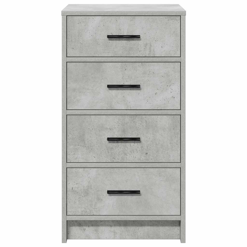 Credenza Grigio cemento 40 x 41 x 75 cm Legno multistrato 865058