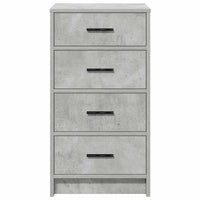 Credenza Grigio cemento 40 x 41 x 75 cm Legno multistrato 865058