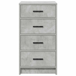 Credenza Grigio cemento 40 x 41 x 75 cm Legno multistrato 865058