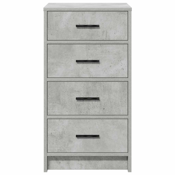Credenza Grigio cemento 40 x 41 x 75 cm Legno multistrato 865058