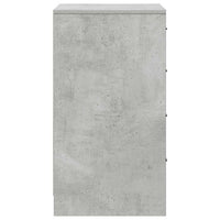 Credenza Grigio cemento 40 x 41 x 75 cm Legno multistrato 865058