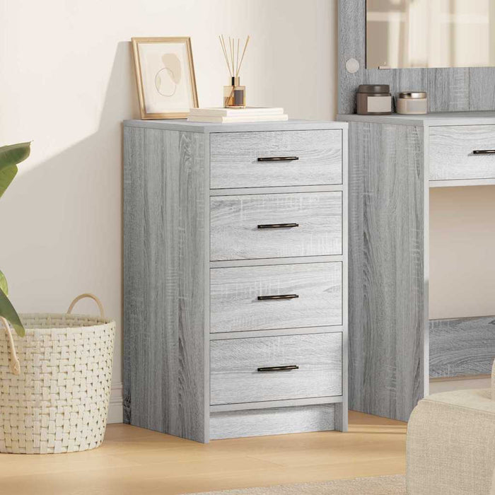 Credenza Grigio sonoma 40 x 41 x 75 cm Legno multistrato 865060
