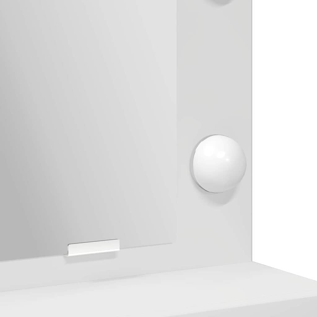 Tavolo da Toeletta Bianco 79 x 41 x 135 cm Legno multistrato 865082