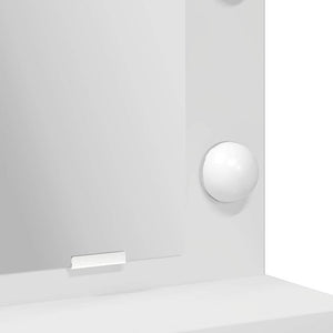 Tavolo da Toeletta Bianco 79 x 41 x 135 cm Legno multistrato 865082