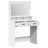 Tavolo da Toeletta Bianco 79 x 41 x 135 cm Legno multistrato 865082