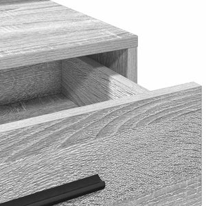 Tavolo da Toeletta con cassetto Grigio Sonoma 79 x 41 x 135 cm 865087