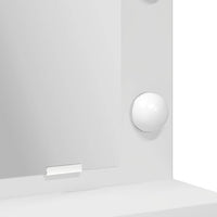 Tavolo da Toeletta Bianco 50 x 41 x 135 cm Legno multistrato 865091