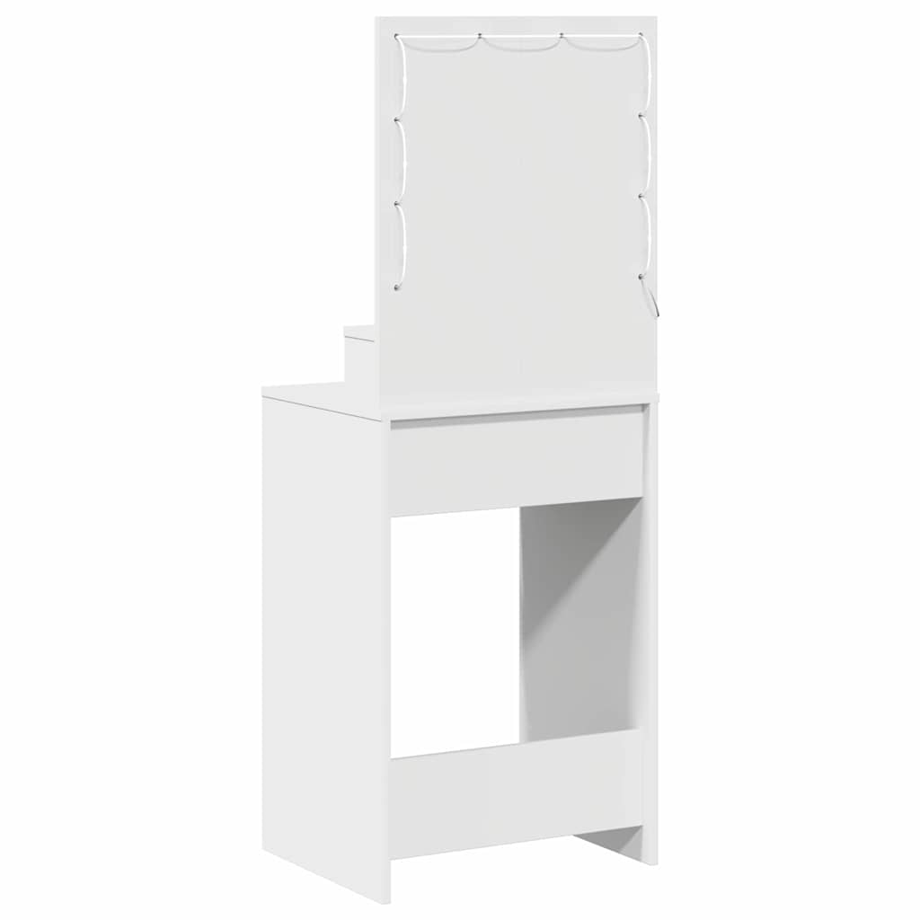Tavolo da Toeletta Bianco 50 x 41 x 135 cm Legno multistrato 865091