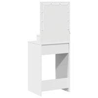 Tavolo da Toeletta Bianco 50 x 41 x 135 cm Legno multistrato 865091