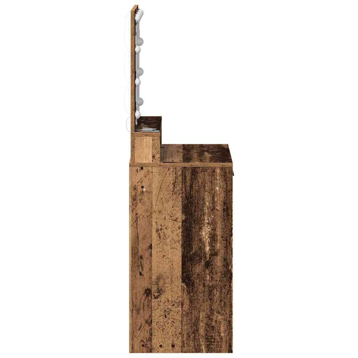 Tavolo da Toeletta con cassetto Legno vecchio 50 x 41 x 135 cm 865098