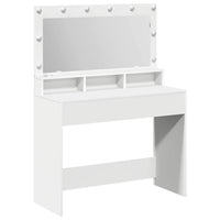 Tavolo da Trucco Bianco 100 x 41 x 135 cm Legno multistrato 865100