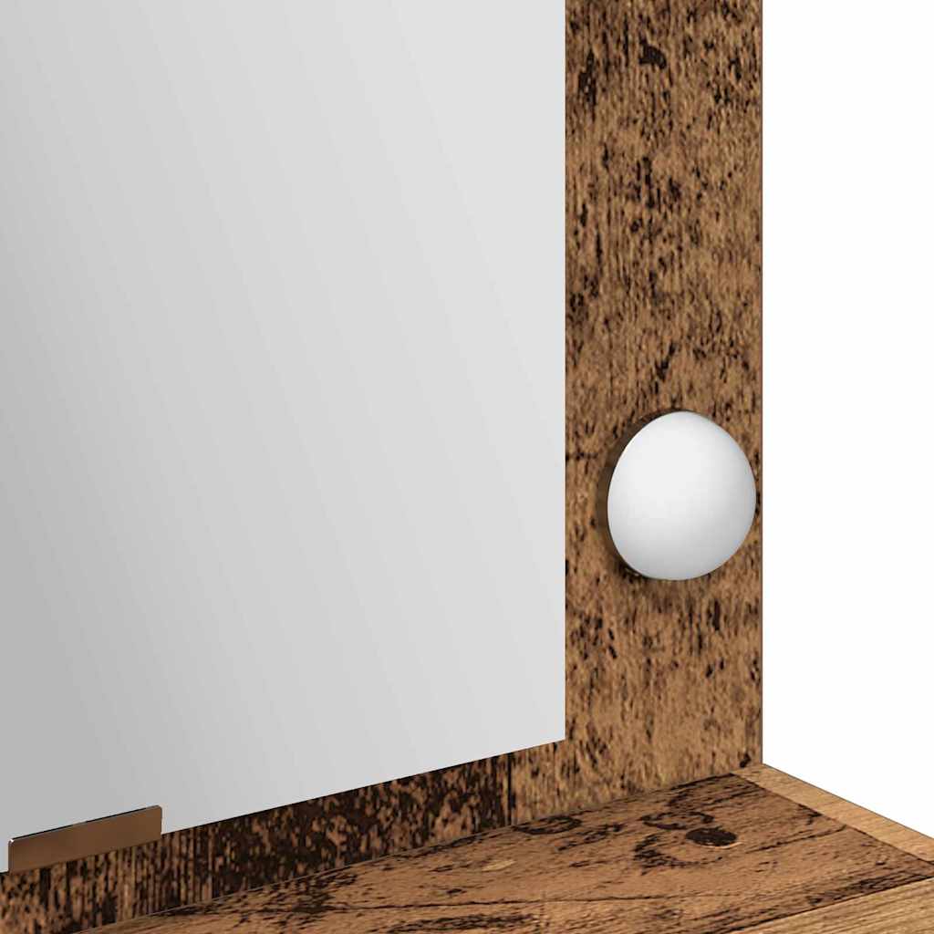 Tavolo da Trucco con specchio-Tavolo da Vanit¨¤ Legno vecchio 100 x 41 x 135 cm