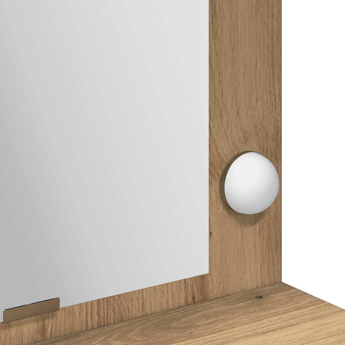 Tavolo da Trucco rovere artigianale 100 x 41 x 135 cm 865108