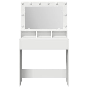 Tavolo da Trucco Bianco 79 x 41 x 135 cm Legno multistrato 865109