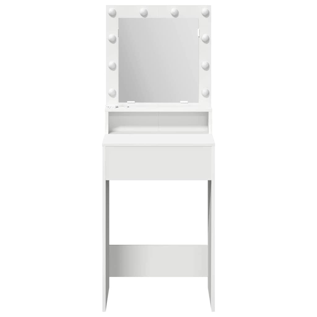 Tavolo da Trucco Bianco 50 x 41 x 135 cm Legno multistrato 865118