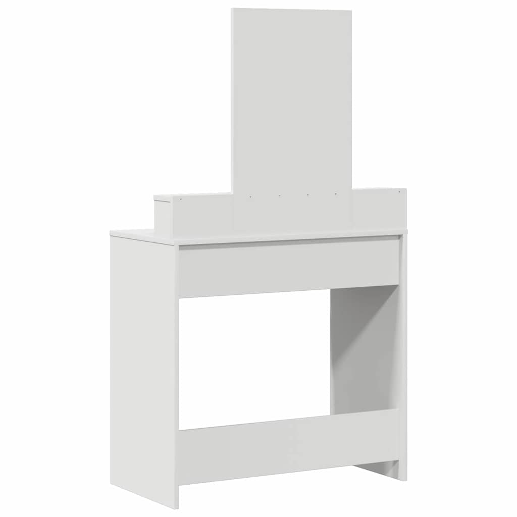 Tavolo da Trucco Bianco 79 x 41 x 140 cm Legno multistrato 865136