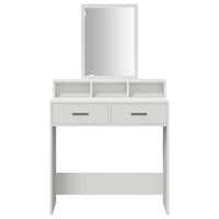 Tavolo da Trucco Bianco 79 x 41 x 140 cm Legno multistrato 865136