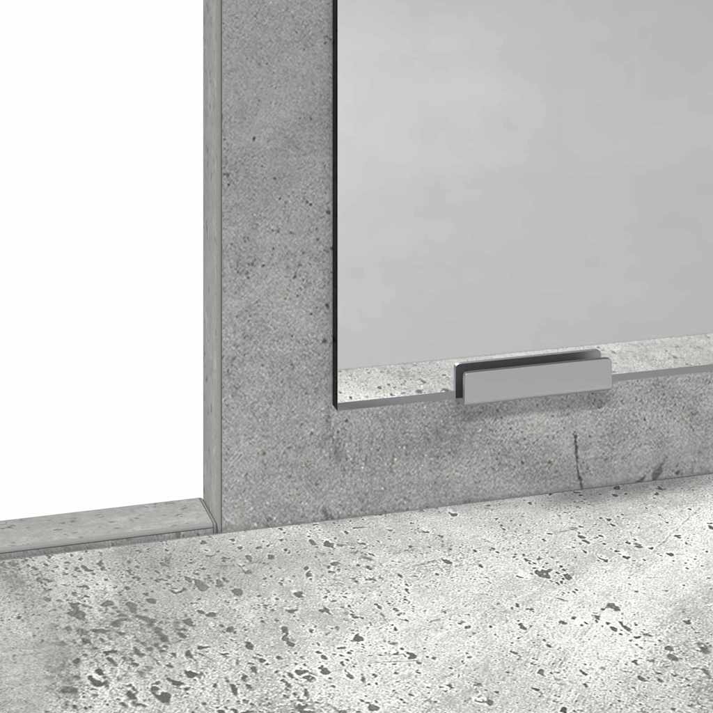 Tavolo da Trucco con cassetto Grigio cemento 79 x 41 x 140 cm 865139