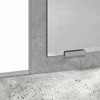 Tavolo da Trucco con cassetto Grigio cemento 79 x 41 x 140 cm 865139