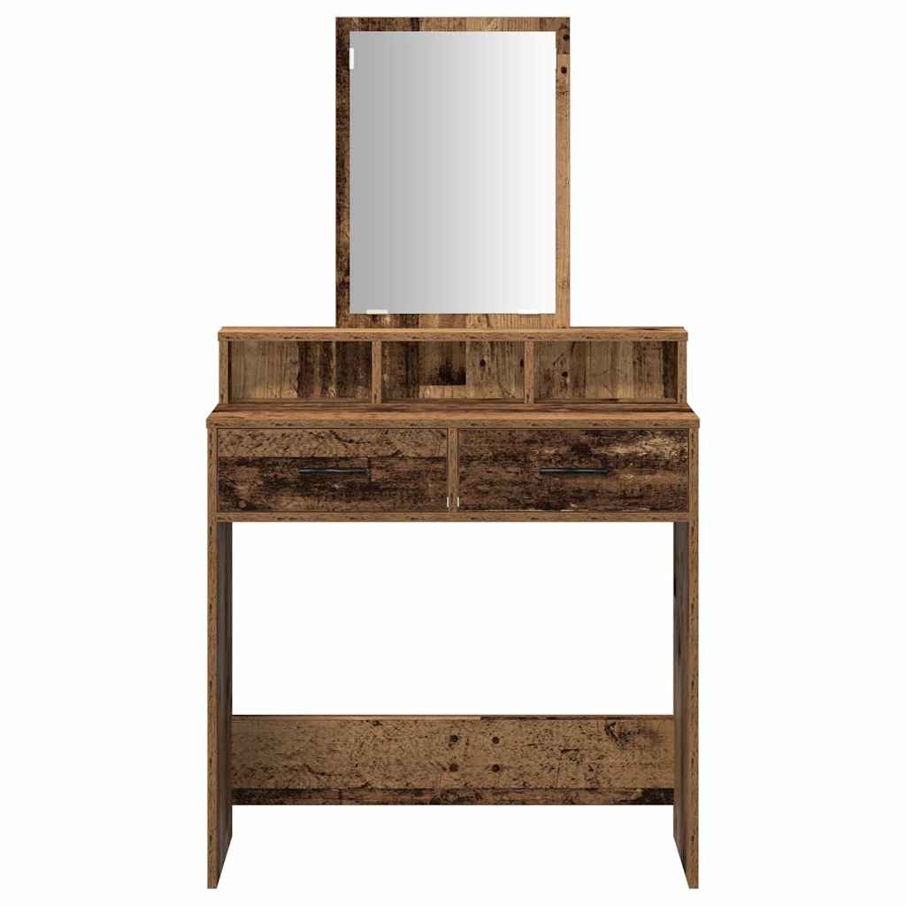 Tavolo da Trucco con cassetto Legno vecchio 79 x 41 x 140 cm 865143