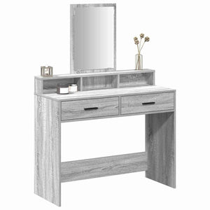 Tavolo da Trucco con cassetto Grigio Sonoma 100 x 41 x 140 cm 865150