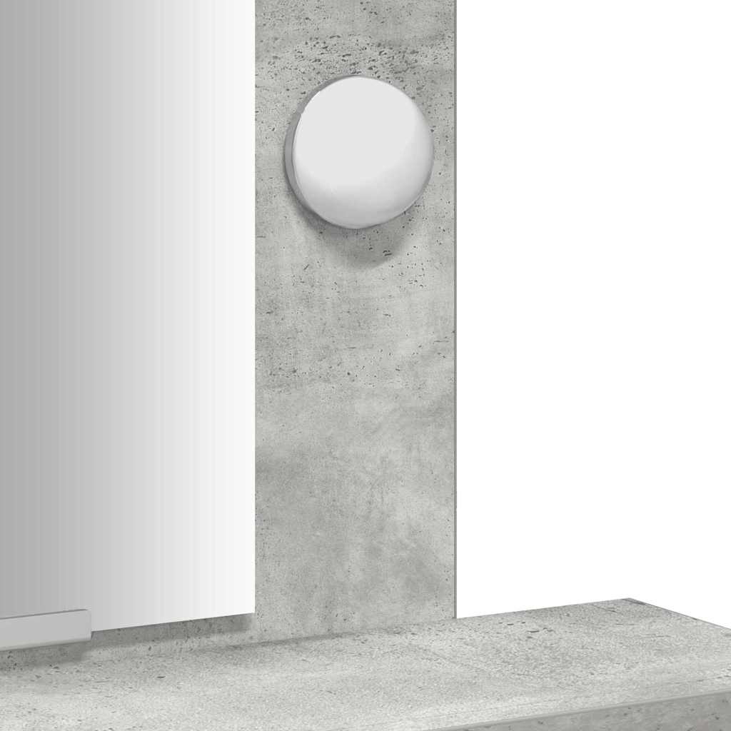 Tavolo da Trucco Grigio 50 x 41 x 140 cm Legno multistrato 865157