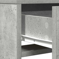 Tavolo da Trucco Grigio 50 x 41 x 140 cm Legno multistrato 865157