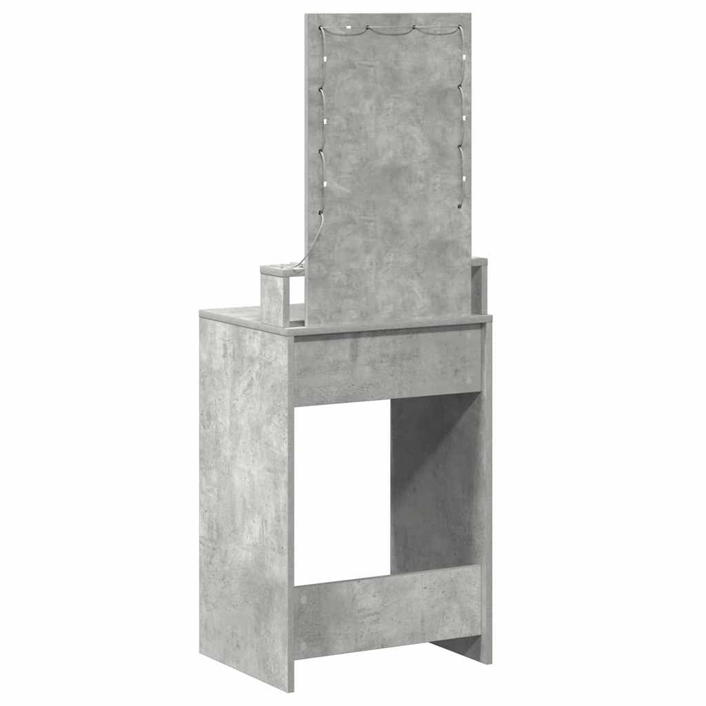 Tavolo da Trucco Grigio 50 x 41 x 140 cm Legno multistrato 865157